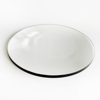 Lentille convexe en verre avec revêtement antireflet, diamètre 25,4 mm * 1 mm, personnalisée en usine, OEM, pour caméra IR