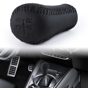 Pomo de Palanca de Cambios de Marchas Manual para Automóvil de Cuero Genuino JDM con Tracción en <span class=keywords><strong>las</strong></span> Cuatro <span class=keywords><strong>Ruedas</strong></span> - Product Image 6