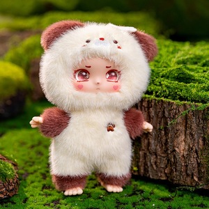 Dễ Thương Vinyl Mặt Sang Trọng <span class=keywords><strong>Keychain</strong></span> Gấu Trúc Bunny Nhồi Bông Mặt Dây Chuyền Búp Bê Tùy Chỉnh Vinyl Bức Tượng Đồ Chơi Plushie - Product Image 6