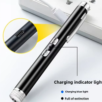Pointer Presentasi Pengisian Daya USB-C Portabel, Spidol Fungsi Ganda dengan Senter untuk Instruksi Konferensi