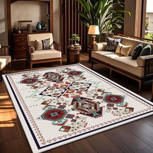 Trang Trí Nội Thất Cross-Biên Giới Bán Chạy Nhất Có Thể Gập Lại Rửa Cashmere Thảm Sợi Nhỏ Retro Boho Phòng Khách Phòng Ngủ - Product Image 6