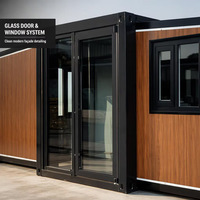 Maison préfabriquée en conteneur, maison modulaire compacte, maison en conteneur extensible pour maison préfabriquée mobile