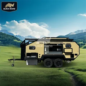 Fibre de verre camping-car remorque caravane fabricants en turquie caravane australienne standard couchettes rv remorque maison fournisseur