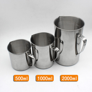 ถ้วยตวงสแตนเลส 304 ขนาด 500 มล. ทนความร้อนสำหรับการอบและชานม - Product Image 3