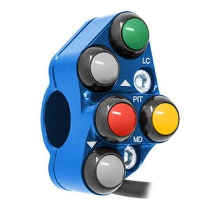 Interrupteur de guidon gauche pour Honda CBR 1000 RR (bleu) - Product Image 3