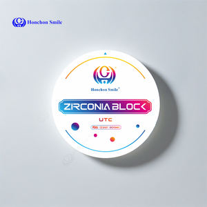 Blocco di zirconio dentale produttore 98 95 AG sistema aperto Cadcam Utc Pre sinterizzato zirconio bianco - Product Image 1