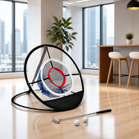 Filet de golf portable et pliable pour l'entraînement, en nylon, pour l'intérieur et l'extérieur