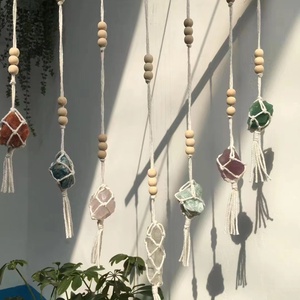 พู่ห้อยหินคริสตัลธรรมชาติ 7 จักระ สำหรับตกแต่งบ้าน ทำด้วยมือ - Product Image 3