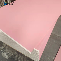 Panneau de gypse pour cloisons sèches Panneau de plafond en plâtre résistant à l'eau 2440mm x 1220mm x 18mm Panneau de gypse 3/4 pouces