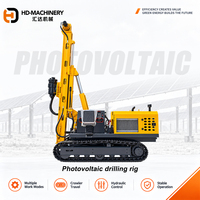 Pile driver solaire HD-600PD, profondeur 3m, diamètre 300mm, couple 8000Nm, forage pneumatique pour formations en pierre