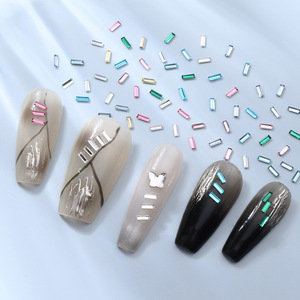 <span class=keywords><strong>Piedras</strong></span> <span class=keywords><strong>de</strong></span> zirconia K9 para decoración <span class=keywords><strong>de</strong></span> <span class=keywords><strong>uñas</strong></span>, <span class=keywords><strong>con</strong></span> base plana y borde <span class=keywords><strong>de</strong></span> diamante, en forma <span class=keywords><strong>de</strong></span> tira pequeña y larga, <span class=keywords><strong>con</strong></span> brillo y destellos, estilo francés, mini <span class=keywords><strong>piedras</strong></span> - Product Image 2