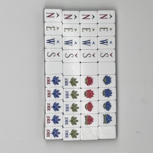 ชุ<span class=keywords><strong>ด</strong></span>ไพ่นกกระจอกอะคริลิค 4 ชั้น คุณภาพพรีเมียม แบบอเมริกัน 166 แผ่นใหญ่ ลายกระ<span class=keywords><strong>ด</strong></span>องเต่า - ชุ<span class=keywords><strong>ด</strong></span>มืออาชีพครบชุด - Product Image 5