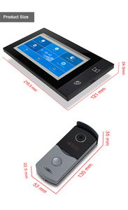 Nhà Máy TCP hệ thống video intercom thông minh xây dựng căn hộ intercom CHUÔNG CỬA điện thoại với wifi/RJ45 IP65 không thấm nước 1080p HD - Product Image 4