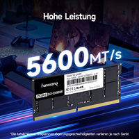 Prix de gros Accessoires ECC SODIMM DDR5 RAM 24 Go 32 Go Module de mémoire pour ordinateur portable Carte mémoire RAM