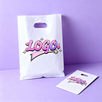 Sacs en plastique découpés sur mesure avec logo, sacs en plastique découpés, sacs à collation découpés, sacs de courses noirs réutilisables découpés