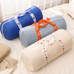 Original <b>Printed</b> Travel Storage Bag Round Clothing Organizer For Trip With Floral Strap Design - Product Image 3