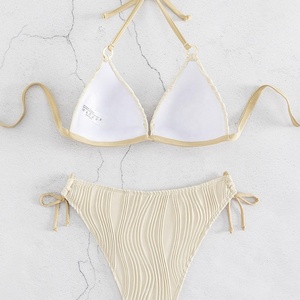 Bikini Transparente Micro Tamanna para Mujer, Fabricado en Fábrica, Traje de Baño Mini para Adultos, Push-up, Estampado de Leopardo, Conjunto de 2 Piezas, Gran Venta - Product Image 2