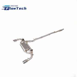 ระบบท่อไอเสียแบบ Catback พร้อมวาล์ว ทำจากสแตนเลส T304 สำหรับ BMW F40 M135i 2.0T B48 – แบบปลายท่อคู่ พร้อมระบบควบคุมวาล์วแบบรีโมท - Product Image 3