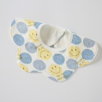 Vente chaude Bébé Étanche Salive Serviette 360 Degrés Bavoir Coton Bébé Bandana Bavoirs