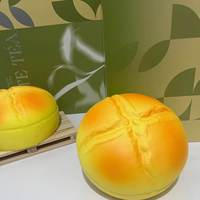 Promotion en gros : Jouet anti-stress amusant en forme de pain, en mousse PU souple, de haute qualité, à remontée lente, jouet alimentaire