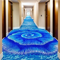 Tapis Axminster tissé de luxe 80/20 laine nylon pour couloir d'hôtel, salle de banquet, salle de réception