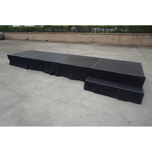 Giá rẻ xách tay sân khấu <span class=keywords><strong>Modular</strong></span> sân khấu với tay đường ray 4ft * 74ft bằng gỗ nền tảng sân khấu - Product Image 2