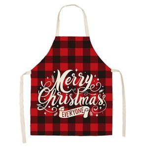 Delantal de lino Feliz Navidad Cocina Novedad Decoraciones de Navidad para cocinar en casa Accesorios a prueba de aceite Natal Navidad Regalos de Año Nuevo - Product Image 6
