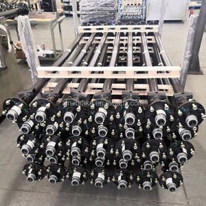 Moyeux de remorque de haute qualité 10 pouces Airui 5 boulons moyeu paresseux de roue LM <span class=keywords><strong>Kit</strong></span> de roulement complet pour remorque de bateau/déménageur <span class=keywords><strong>caravane</strong></span> camping-car - Product Image 5