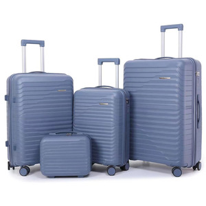 Maleta Rígida con Ruedas y Estuche de Belleza Baoding Baigou Manufacturing, Stock en Hebei, Maleta de Viaje de PP Resistente - Product Image 1