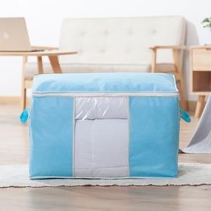 Organisateur de couette pliable pour vêtements en gros grand sac de rangement en tissu non tissé épaissi de <span class=keywords><strong>charbon</strong></span> de bois - Product Image 5