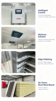 Four de séchage industriel de type armoire en acier inoxydable avec contrôle intelligent par PLC pour la transformation alimentaire