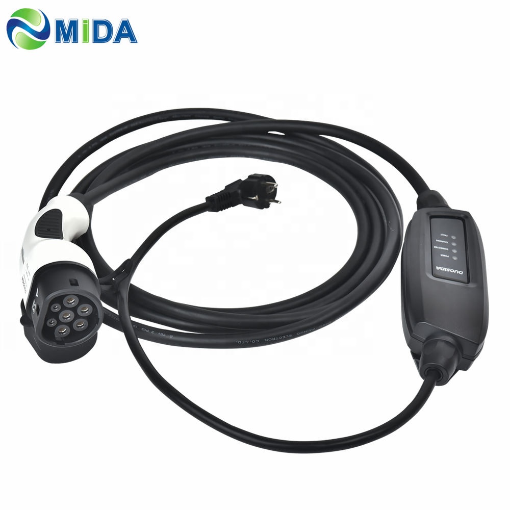 DUOSIDA EV充電ケーブル タイプ2 DUOSIDA Type 2 - Type 2 Charging Cable 16A 1 Phase