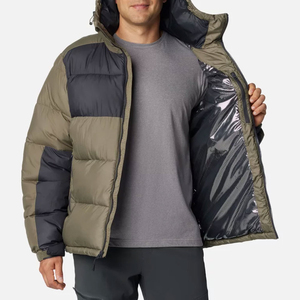 <b>Cheap</b> Price High Quality Winter Wear Fluffy Cotton Padded <b>Puffer</b> <b>Jacket</b> Men Custom Printed Front Canvas Waterproof Breathable - Product Image 4