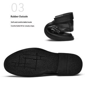 Chaussures Derby Homme en Cuir Véritable Gratté Fait Main, Style Décontracté et Habillé pour l'Automne, Idéales pour le Mariage ou les Cérémonies - Product Image 6