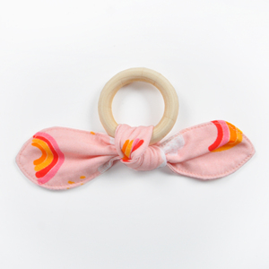 <span class=keywords><strong>Anneau</strong></span> <span class=keywords><strong>de</strong></span> <span class=keywords><strong>dentition</strong></span> pour bébé, jouet en gros d'entraînement sensoriel fait main en bois, bambou, logo personnalisé et décontracté, silicone unisexe - Product Image 3