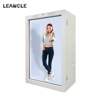 Affichage hologramme 3D 21.5 ''86" Transparent LCD vitrines boîte bijoux musée exposition vidéo Holobox avec caméra et micro