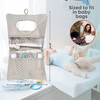 Portable bébé sac à couches voyage Nappy stockage organisateur pliable bébé soins pochette pour poussette ou pépinière utilisation