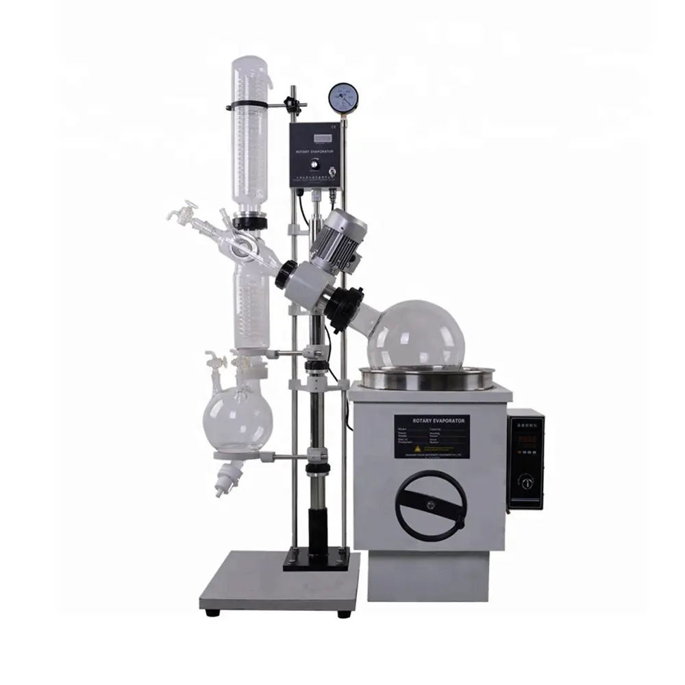 Topacelab 10L 20L 30L 50L Lab Vacuum Evaporator for Extract with Stainless Steel Water Bath
