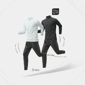 Conjunto Deportivo de Otoño para Hombre de Dos Piezas, Transpirable, Estampado, Camiseta y Pantalones, Chándal para Correr con Logotipo Personalizado - Product Image 3