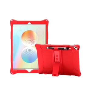 Étui de protection pour tablette avec support caché renforcé Coque souple en silicone pour <span class=keywords><strong>iPad</strong></span> 2017 2018 Air1 <span class=keywords><strong>Air2</strong></span> Pro 9.7" - Product Image 1