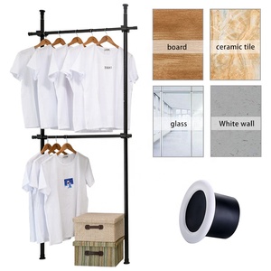 38mm Schlafzimmer starke tragbare Garderobe nach Hause große Kleiderbügel bohrmaschine freie Kombination Kleider schrank Schrank - Product Image 4