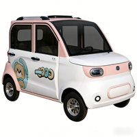 LANGTUO Vente à prix réduit de véhicules électriques avec porte-bagages, 4 portes et 4 sièges, faible vitesse, autonomie <100 km
