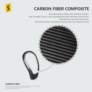 <span class=keywords><strong>Accessori</strong></span> Interni Auto ES Finiture in Vera Fibra di Carbonio Pomello del Cambio per <span class=keywords><strong>Accessori</strong></span> <span class=keywords><strong>Volvo</strong></span> S60 XC60 V40 V60 S80L - Product Image 4
