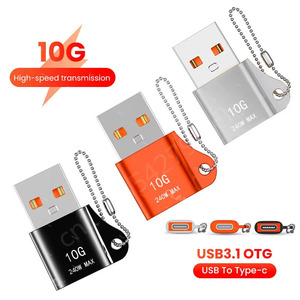 10Gbps <span class=keywords><strong>OTG</strong></span> <span class=keywords><strong>USB</strong></span> 3,1 a tipo C <span class=keywords><strong>adaptador</strong></span> <span class=keywords><strong>USB</strong></span> macho a tipo C hembra convertidor carga rápida transferencia de datos para PC Xiaomi <span class=keywords><strong>Samsung</strong></span> - Product Image 2