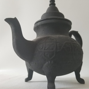 Moroccan Tea Pot Handmade Cast Iron Teapot with Tea Fliter <strong>Vintage</strong> Style Tea <strong>Kettle</strong> with Infuser Traditional Design - Product Image 2