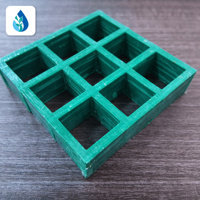 Panel Lantai FRP Sea Lion Rookery 38x38mm Fiberglass FRP Kelas Laut untuk Jalan Kaki OEM