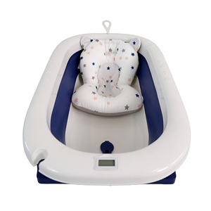 <span class=keywords><strong>Baignoire</strong></span> bébé robuste en plastique, pliable, mobile, résistante aux chocs, avec système de contrôle de la température, pour espaces restreints et voyages - Product Image 2