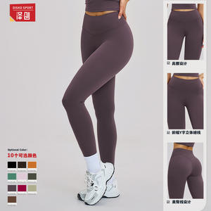 Leggings de yoga de cintura alta Zechuang para mujer, pantalones deportivos ajustados de secado rápido para correr, CCK8455 - Product Image 5