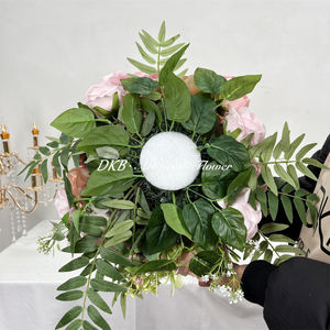 Nouvelles décorations de boules de fleurs artificielles miniatures, boules de fleurs en soie de haute qualité pour les centres de table de mariage - Product Image 6