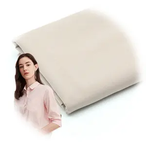 工厂销售纺织品制造商tc府绸素色漂白白色65涤纶35棉织物tc口袋织物